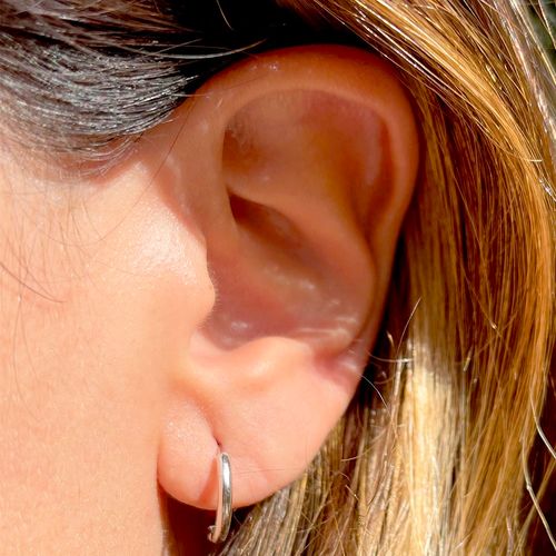 Brinco Argola 13,5 mm Prata 925