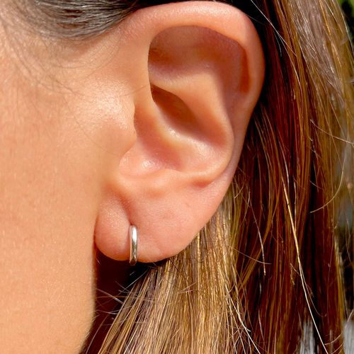 Brinco de Argola 9.6 mm Prata 925